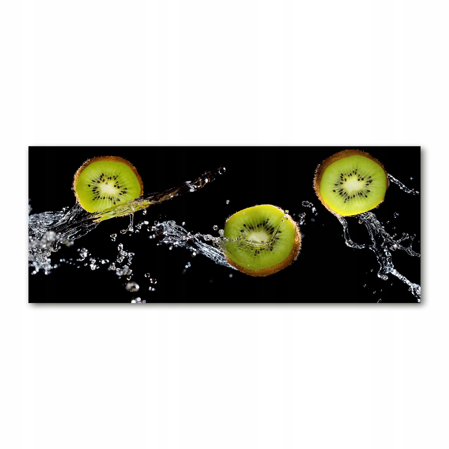 

Foto obraz na szkle akrylowym Kiwi i woda 125x50cm