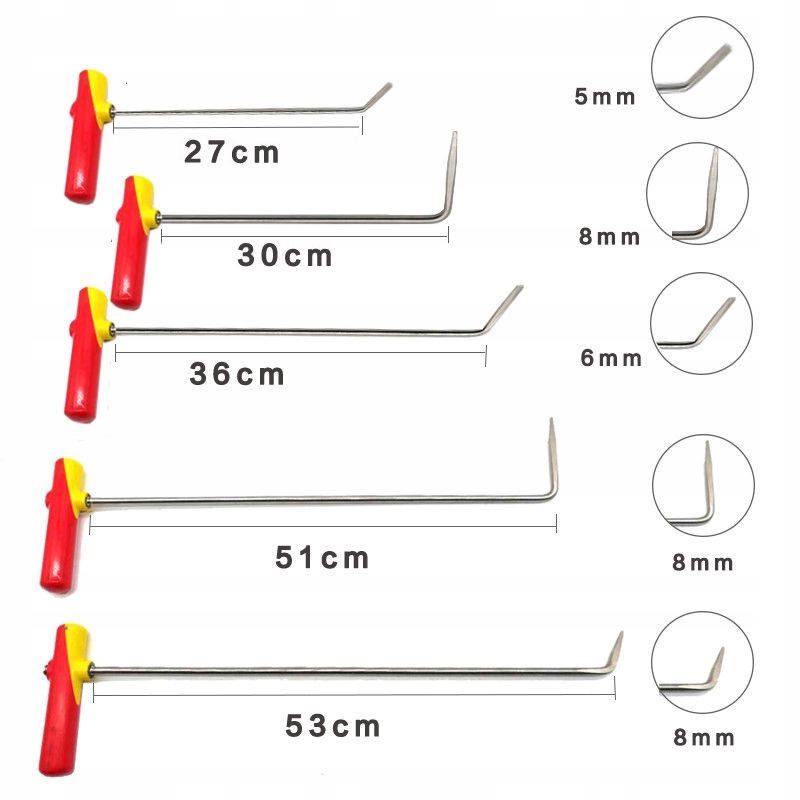 Роторные ручки PDR Dent Removal Kit