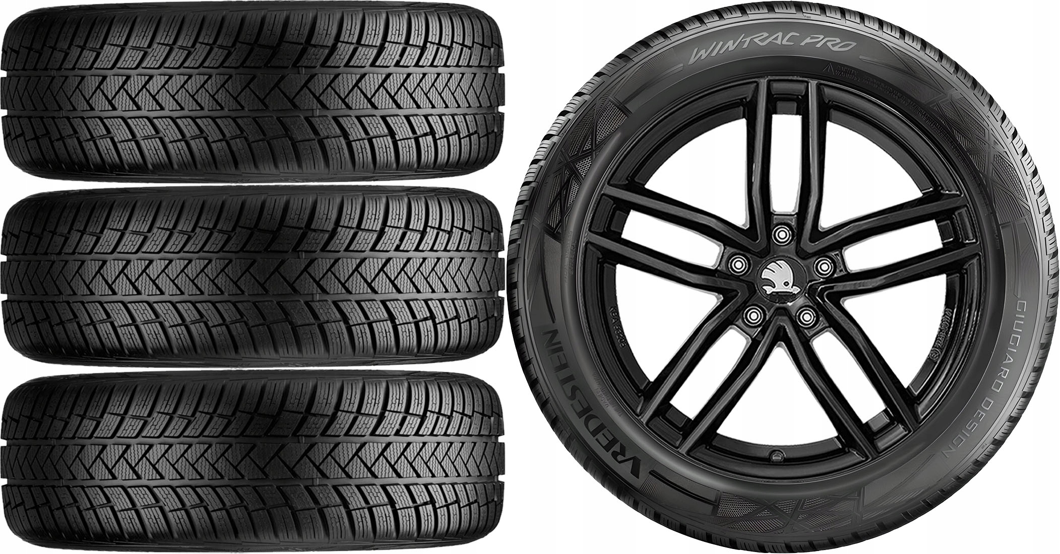 КОЛЕСА ЗИМА ШКОДА Octavia 2 II Vredestein 2050r17