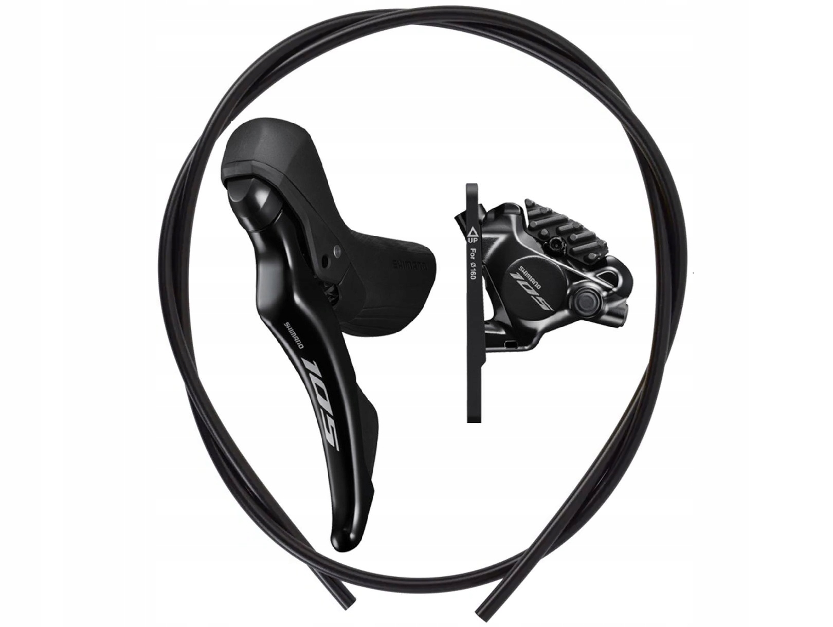 zestaw hamulcowy Shimano 105 ST-R7120 przód 2rz 2s