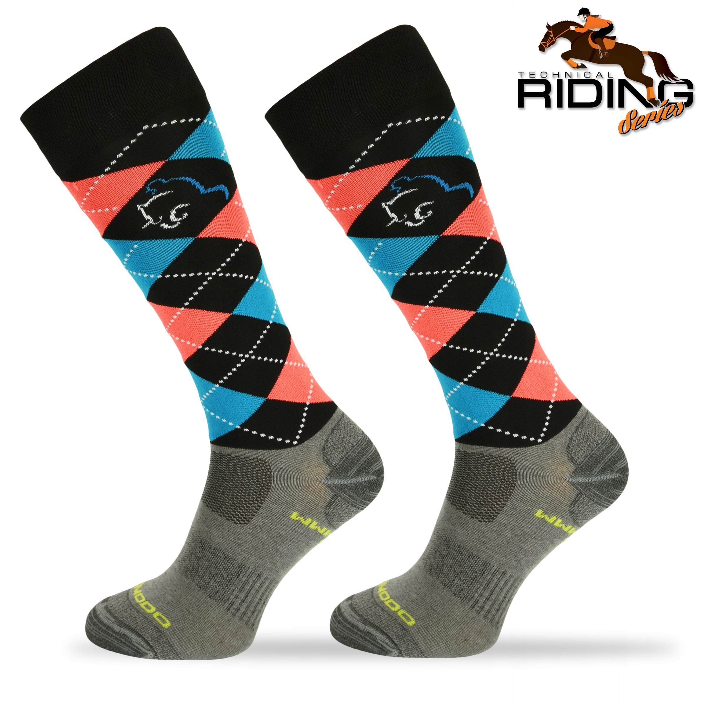 Eleganckie podkolanówki na konie mikrofibra 39-42 Marka Comodo