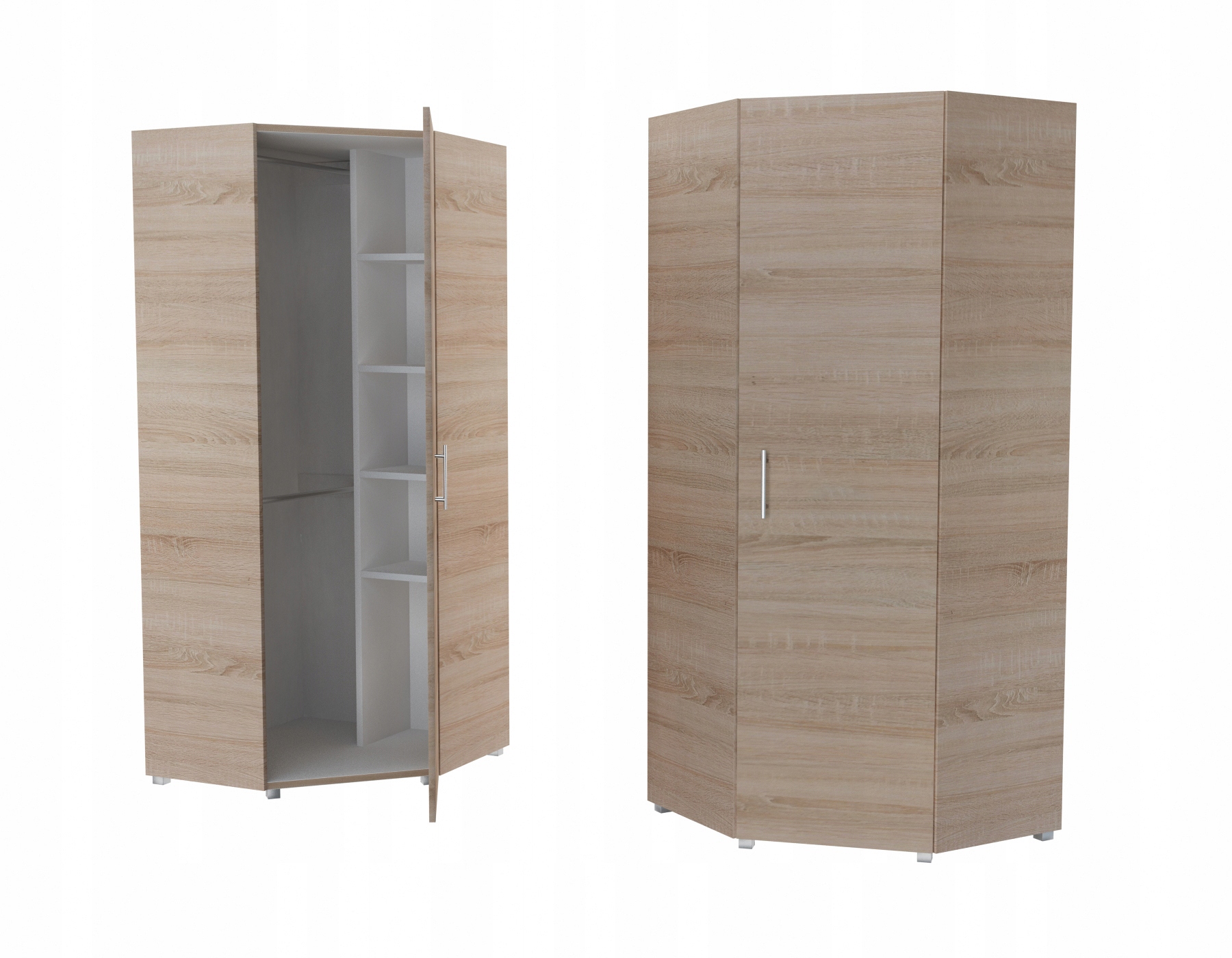 SZAFA NAROŻNA - DĄB SONOMA - PRODUCENT!