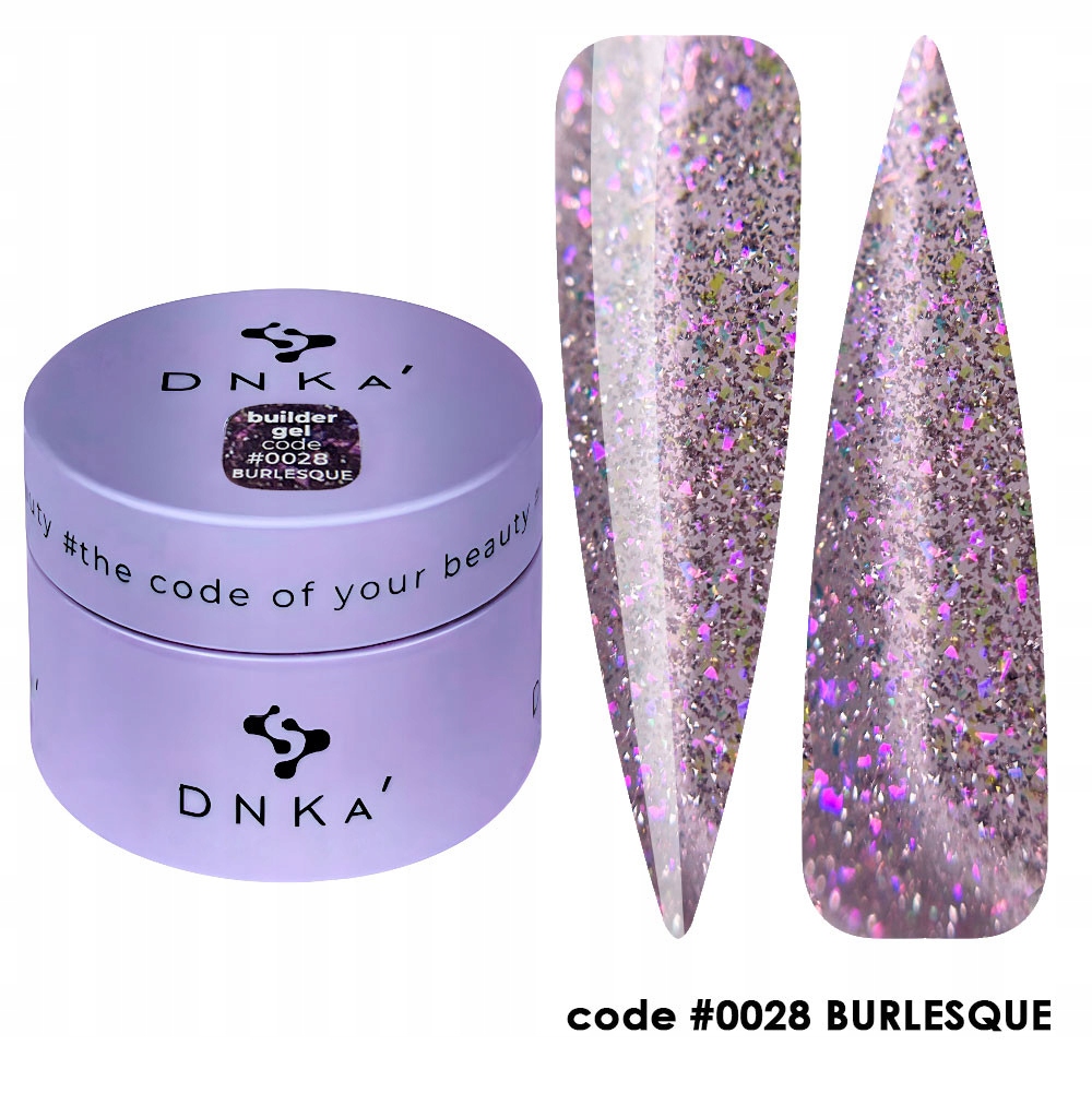 DNKa Builder Gel New Formula, 30 ml barva #0028 Burlesque