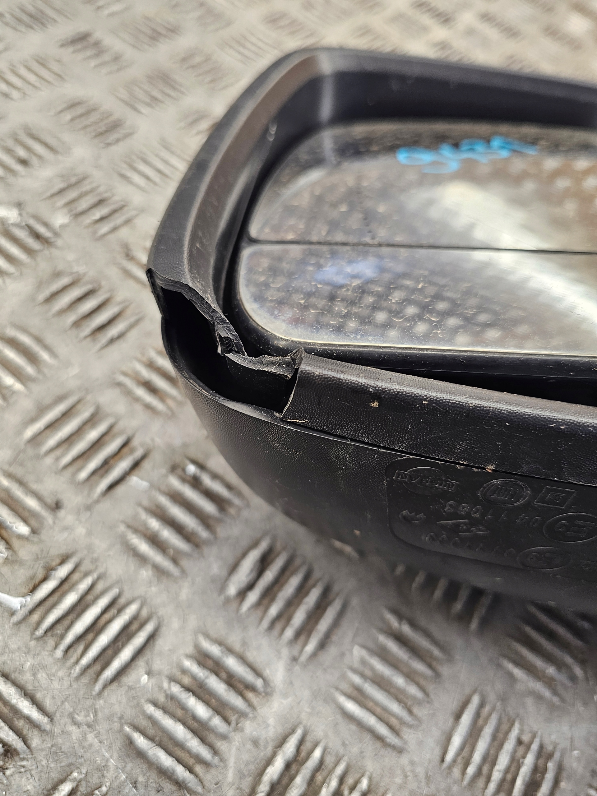 mirror left black, 232636225 RENAULT TRAFIC 3 III 14-21 5 PIN