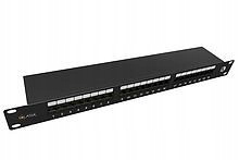 Solarix Patch panel Solarix 24 x RJ45 CAT5E Stp 1U SX24-5E-STP-BK-N…