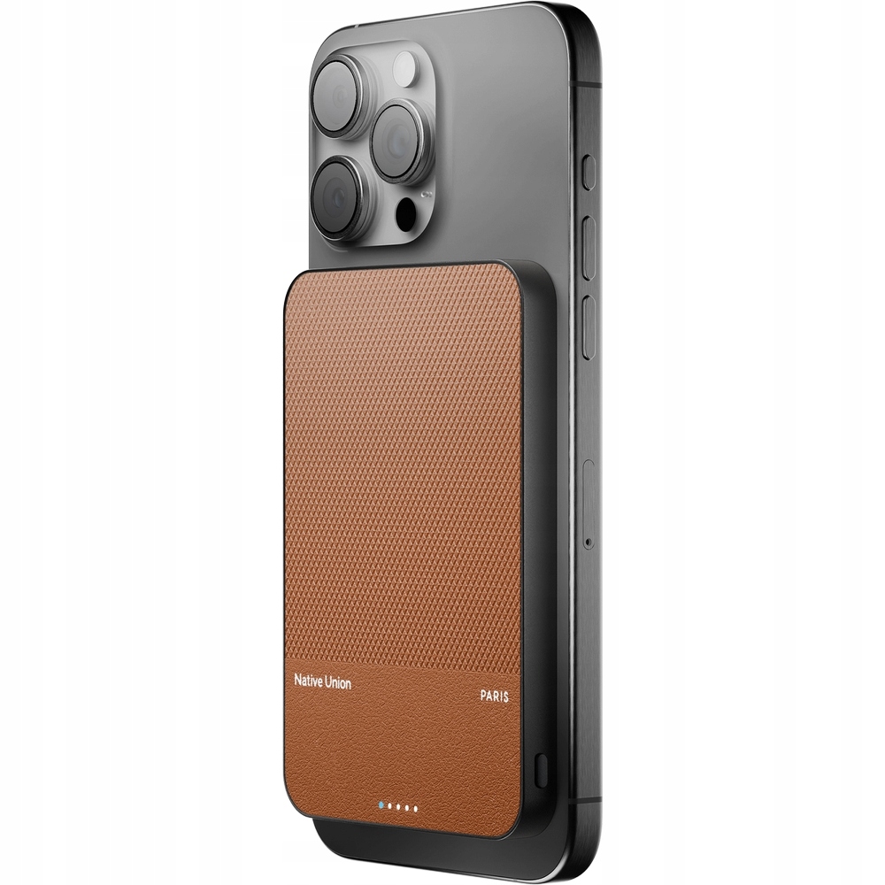 Indukčná powerbanka 5000 mAh 20W Qi2 MagSafe, Native Union REClassic kábel