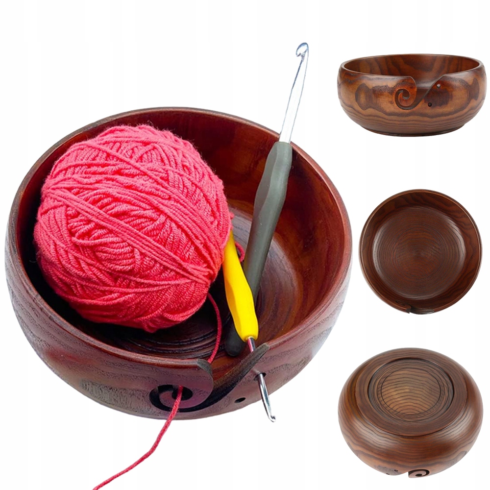 Miska Na Přízi Dřevěná Vlna Na Háčkování Pletení