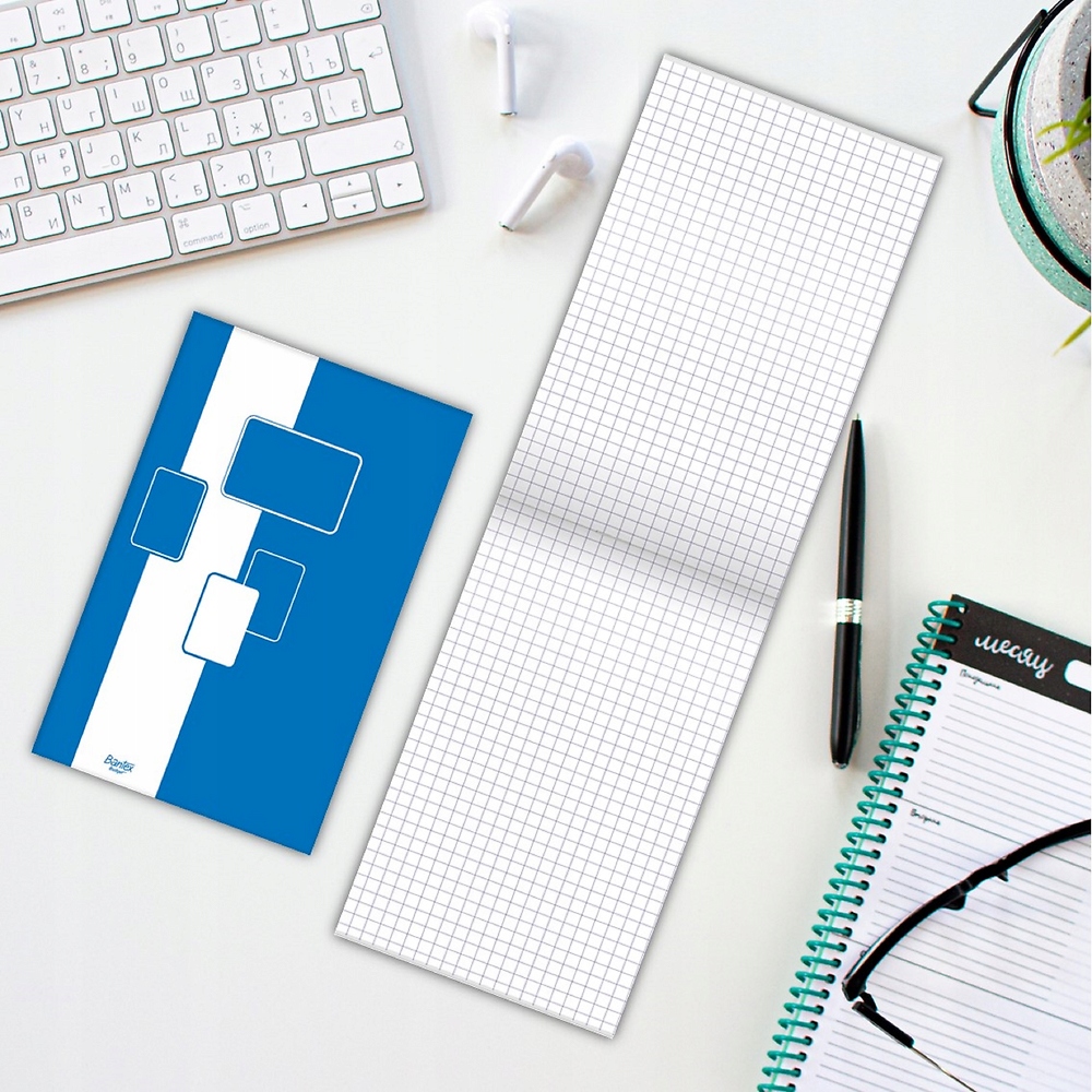 BLOK notatnikowy BIUROWY Bantex A5 w kratkę 100 kartek bloczek notatnik x5 Kod producenta 400116670