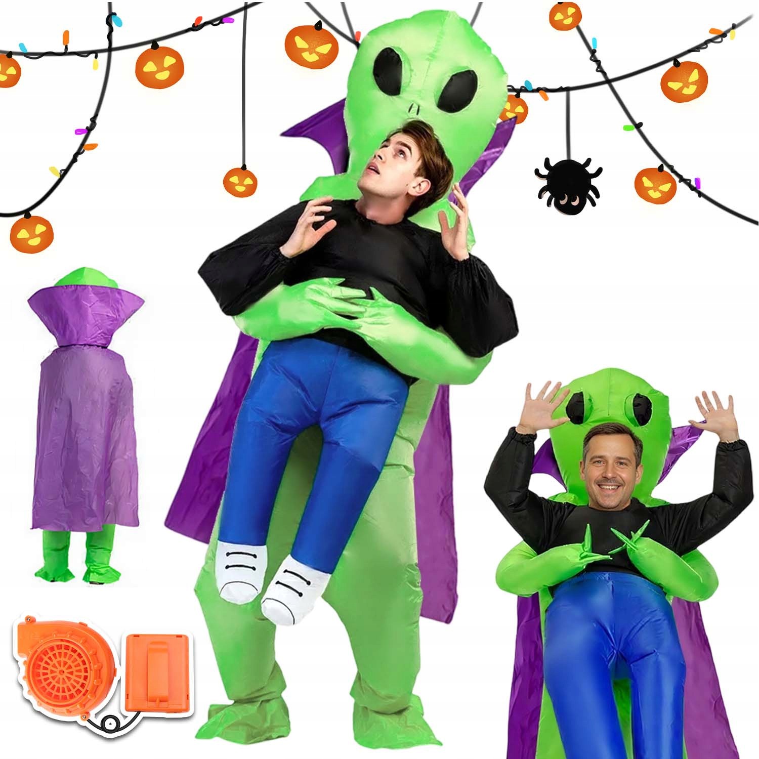 Nafukovací Kostým Alien Kostým Převlek Pro Dospělé Na Párty 150-190 cm