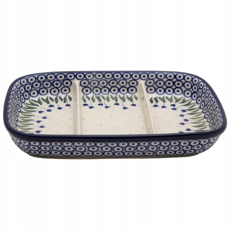 

Półmisek dzielony trzyczęściowy 24.5cm Bolesławiec