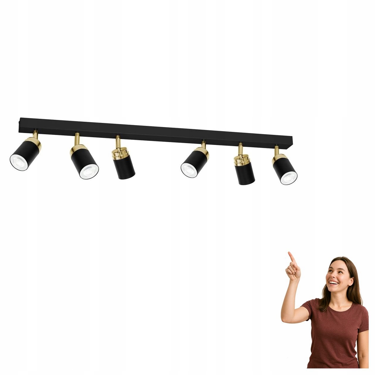 Lampa spot 6-bodová Reno 5167 Luminex