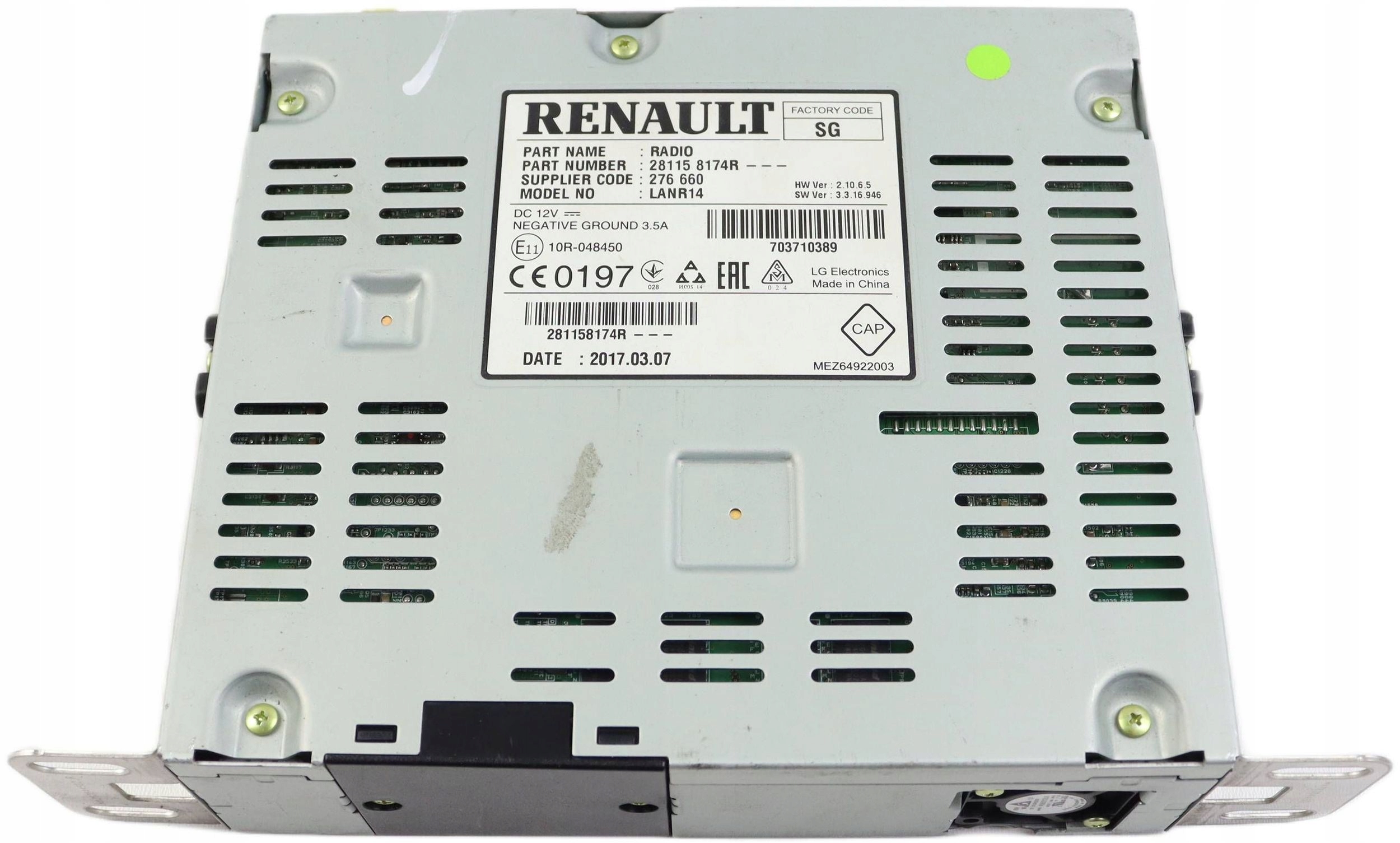 RENAULT TALISMAN RADIO Navigation modul STACJA MULTIMEDIALNA 281158174R