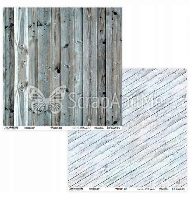 Papier do scrapbookingu Woods