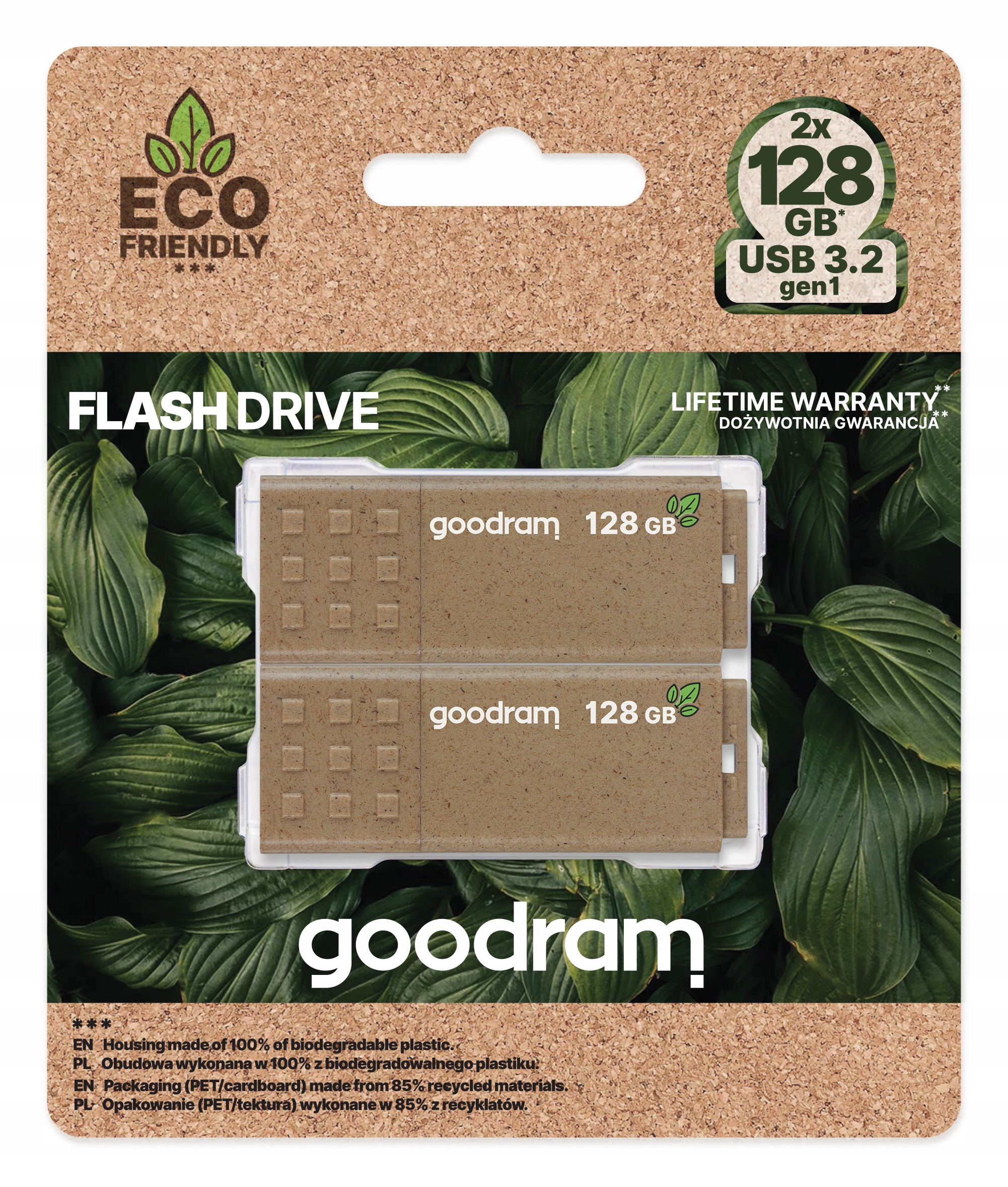 Pendrive Goodram 2x128GB UME3 Eco Usb 3.2 dwupak