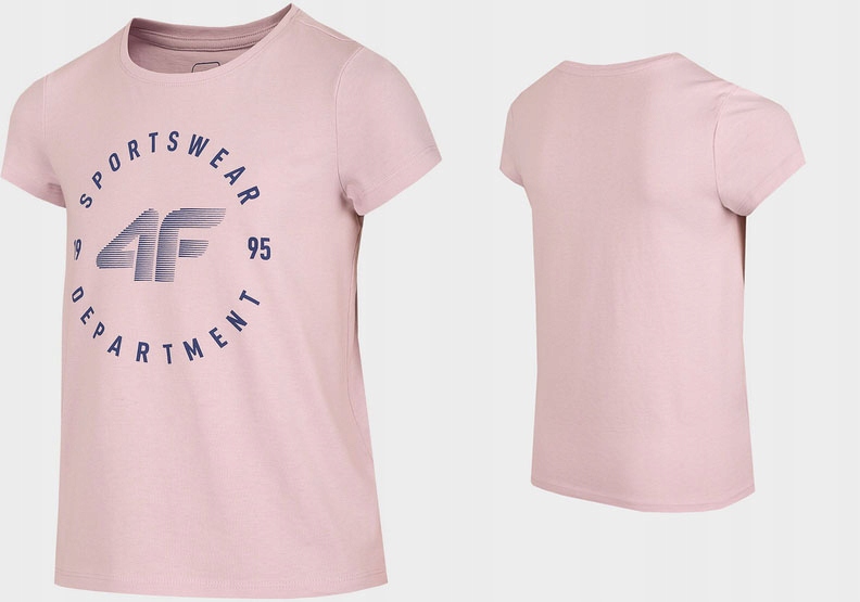 

Koszulka Dziewczęca Tshirt 4F Bawełna JTSD003 152