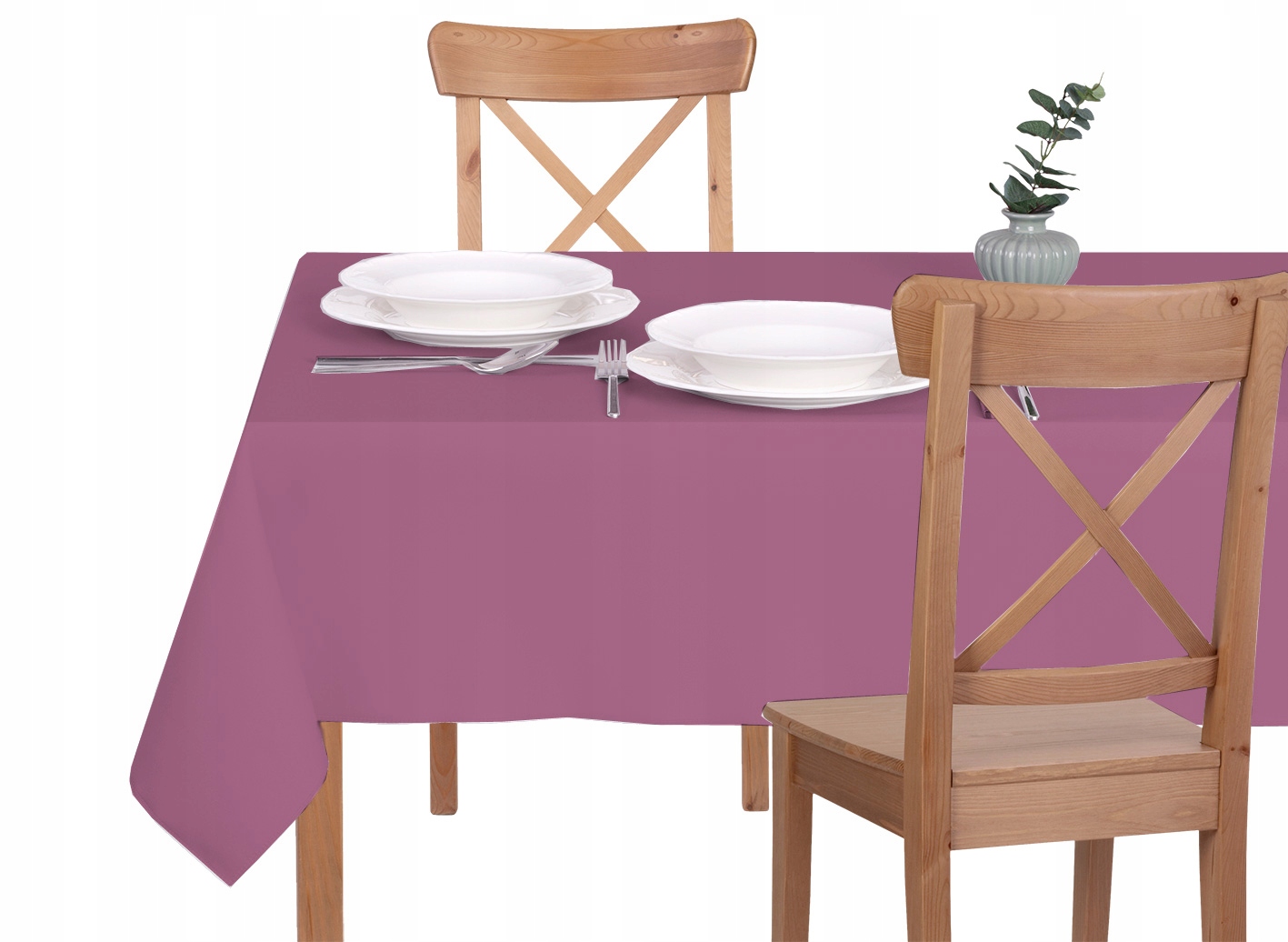 

Obrus Plamoodporny - 160X290 - Solid Śliwkowy