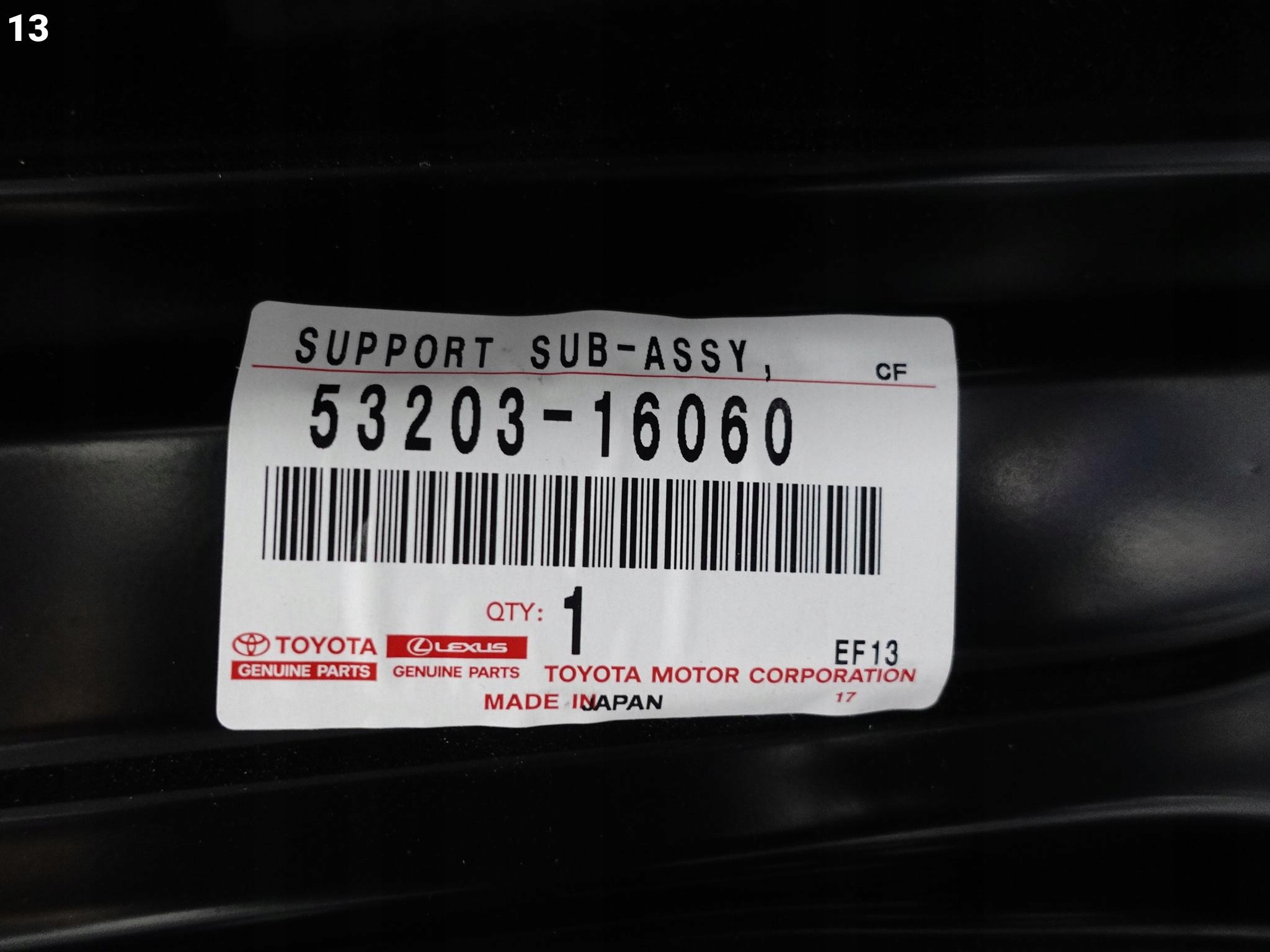 TOYOTA COROLLA CROSS XG10 22- bar, wall console left PIONOWY front