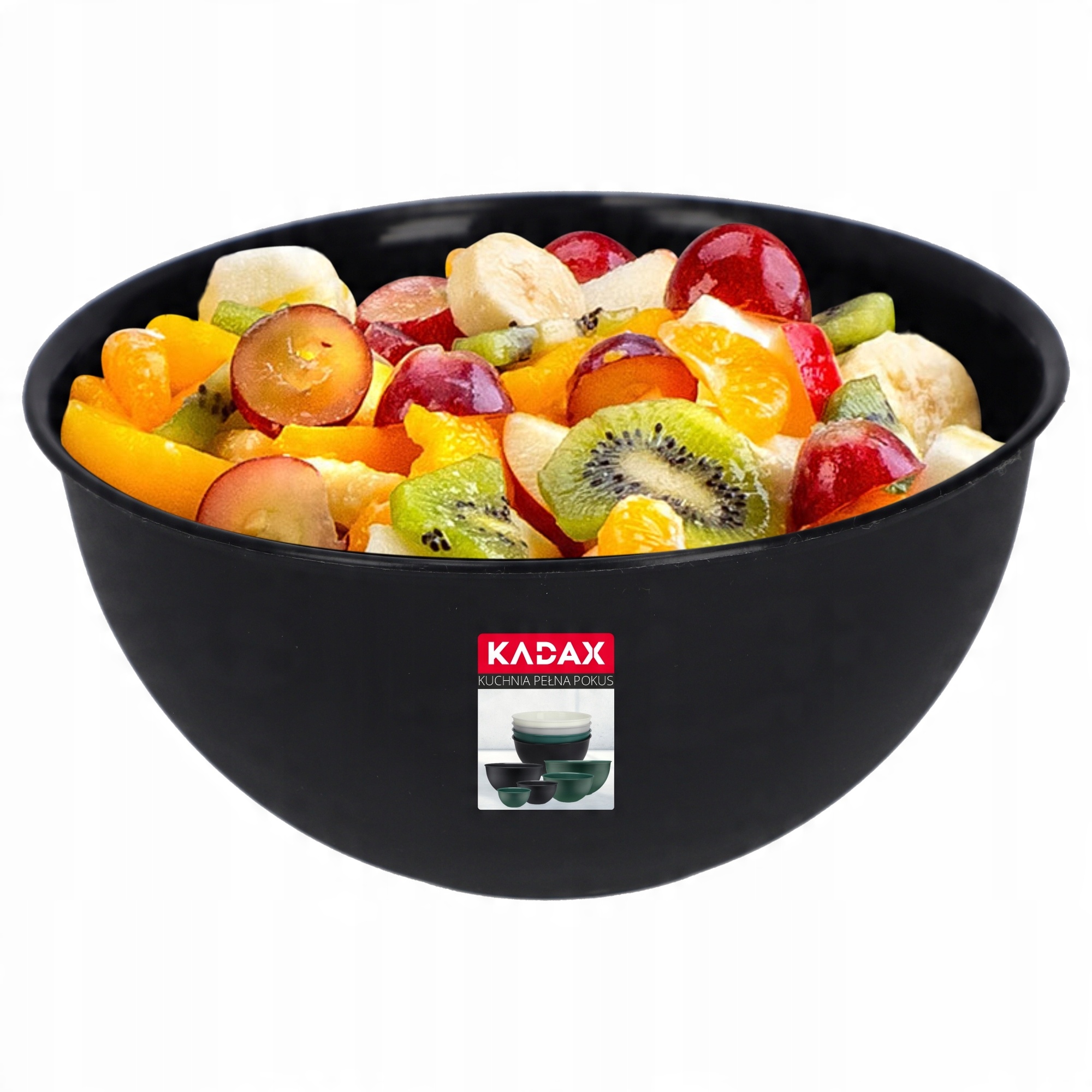

Miska Kuchenna Plastikowa Do Sałatek 3 L Antracyt