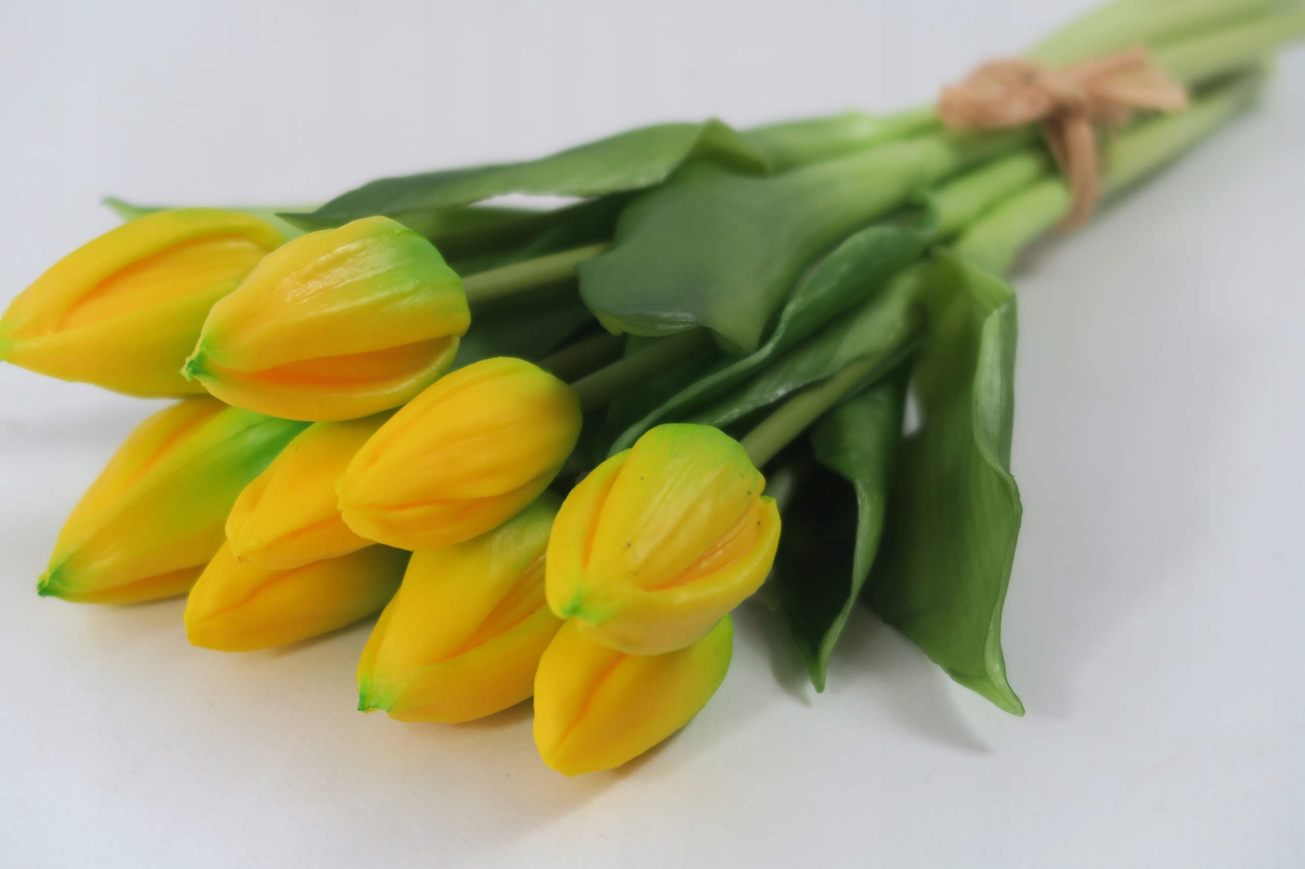 

sztuczne kwiaty tulipany silikonowe 9szt bukiet XL