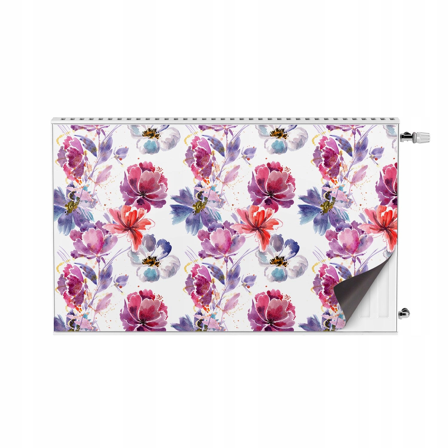 Kryt na radiátor Malba květiny barva