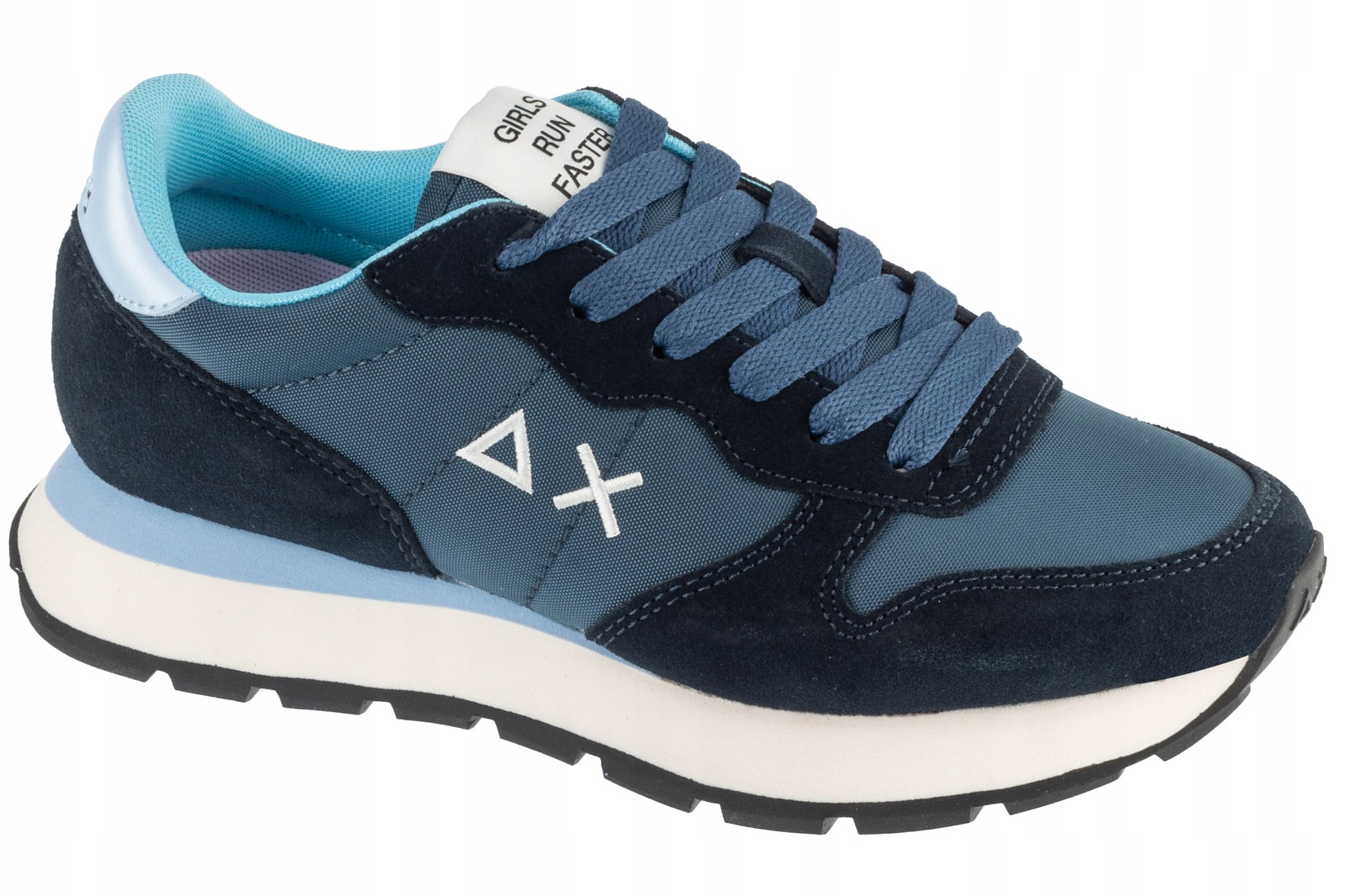 SUN68 Ally Solid [38] Boty Tenisky Dámské Semišové Tmavě modré