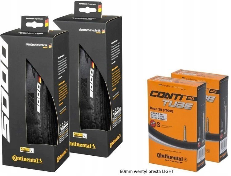 Sada Continental Grand Prix 5000+duše light 60