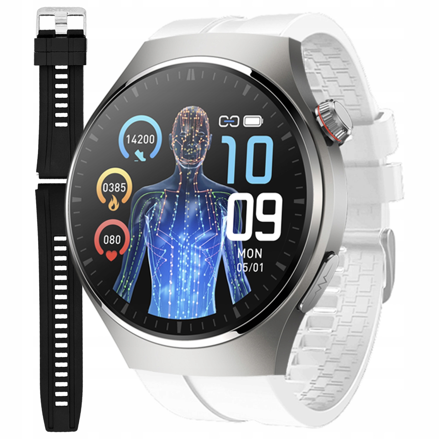 Chytré Hodinky Pánské Hodinky Enter Ekg Měření Cukru Puls Tlak Hovoru Pl