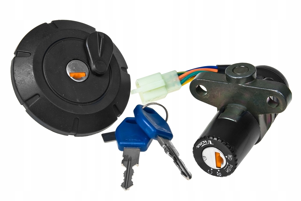 Spínač Zapaľovania, zátka palivovej nádrže – sada Vparts, Yamaha Dt X/r 50 07-11