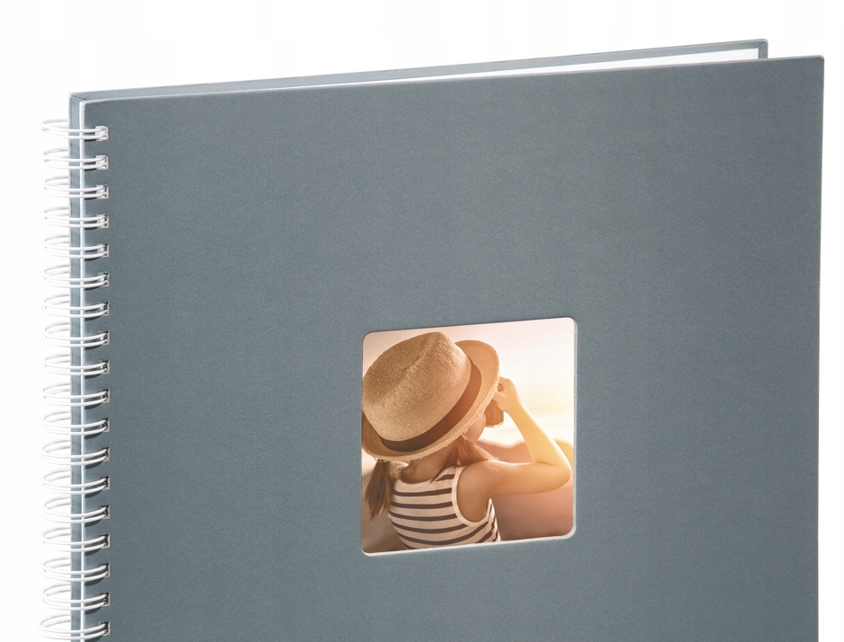 ALBUM na zdjęcia wklejane Hama FINE ART 36x32 / 50 spirala szary Kod producenta 000021130000