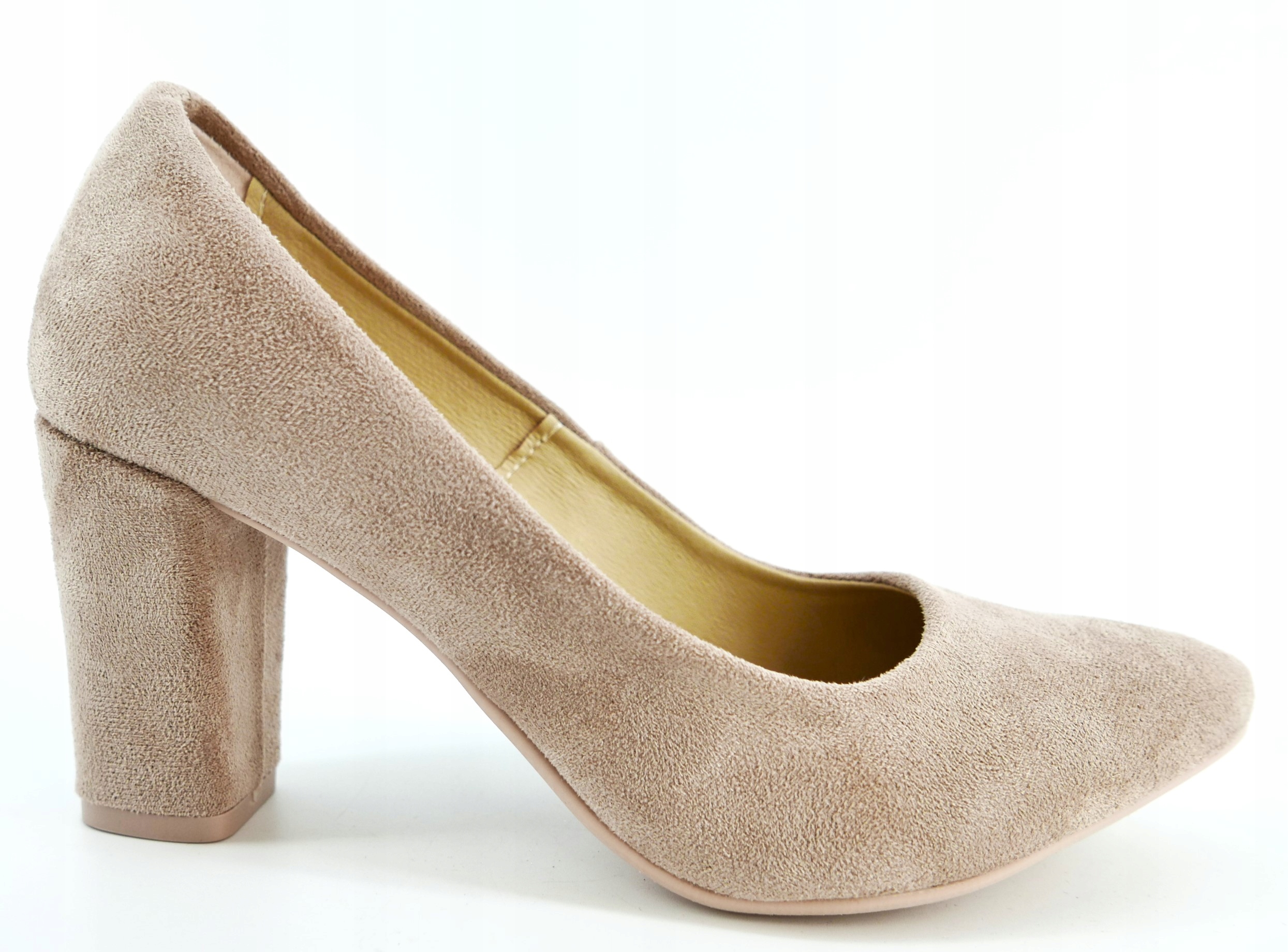 Krzyś Dámské Lodičky Béžové Eko Semiš R37