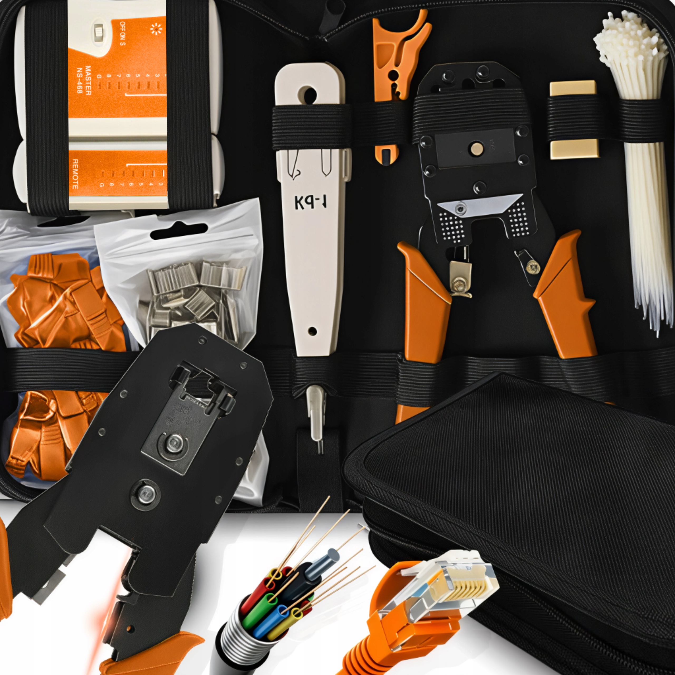 Набор сетевых инструментов Gemson черный