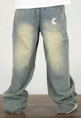 Kalhoty Karl Kani Og Denim Baggy 60080016 blue sand