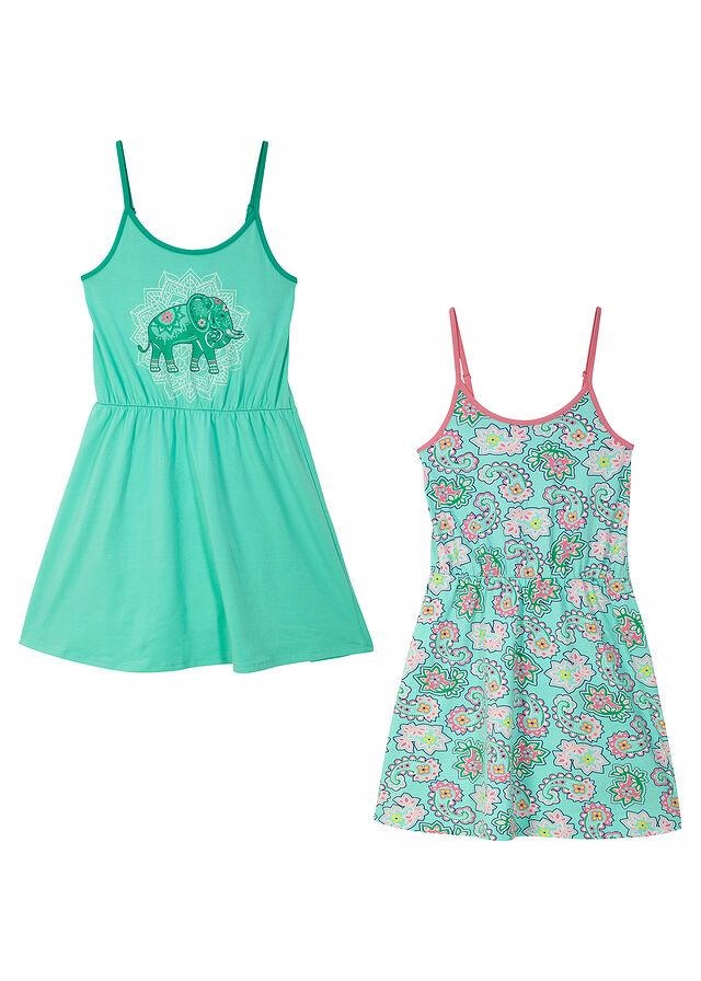 SUKIENKA DZIEWCZĘCA 2PAK BONPRIX 164/170 Rozmiar 164