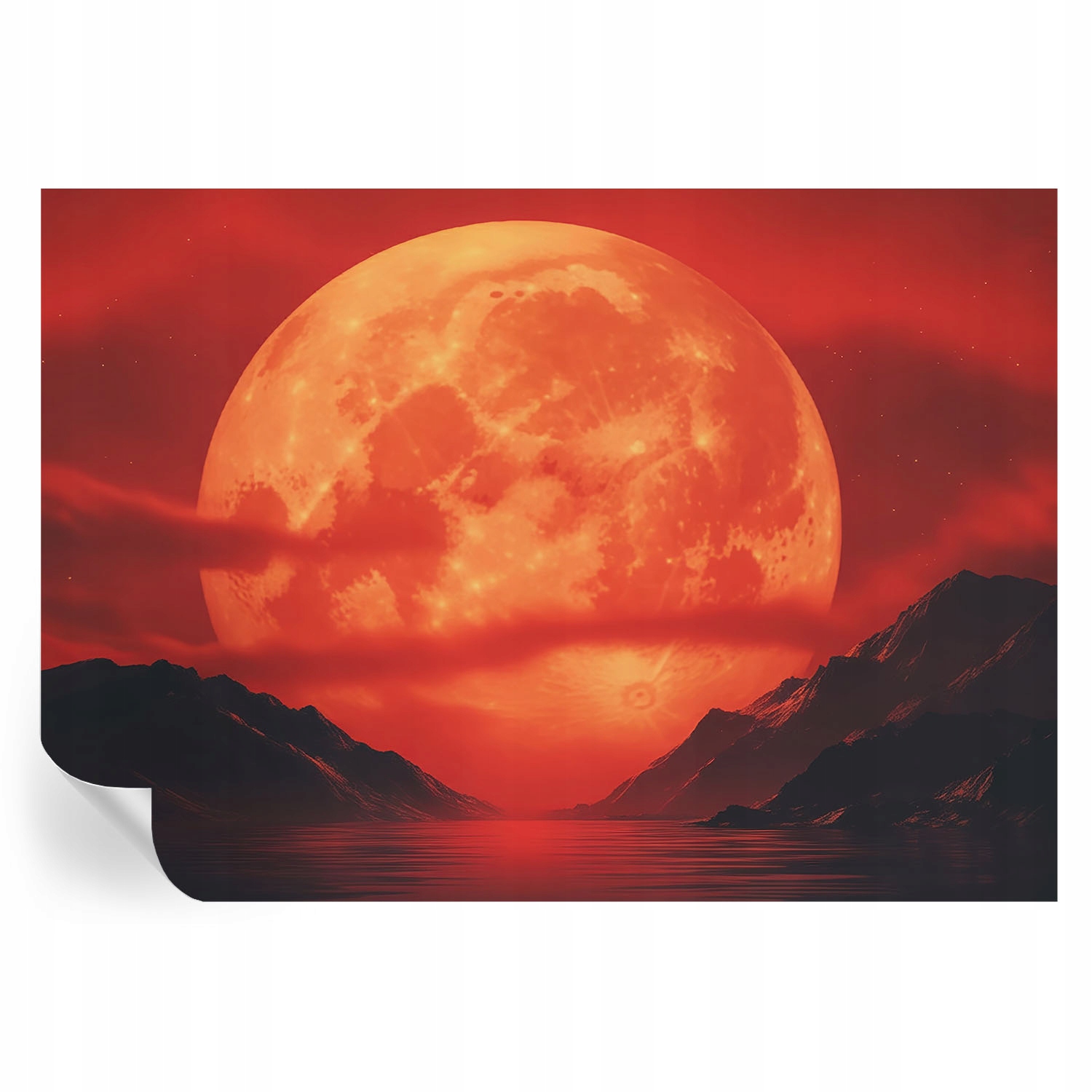 Samolepiaca štýlová dekoratívna fototapeta Nočný fenomén 312 x 219 cm