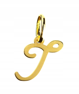 

Literka "t" Zawieszka Złota 333