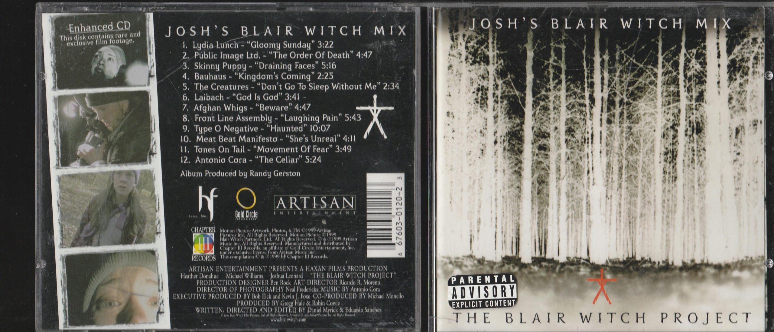The Blair Witch Project: Josh's Blair Witch Mix various artist CD