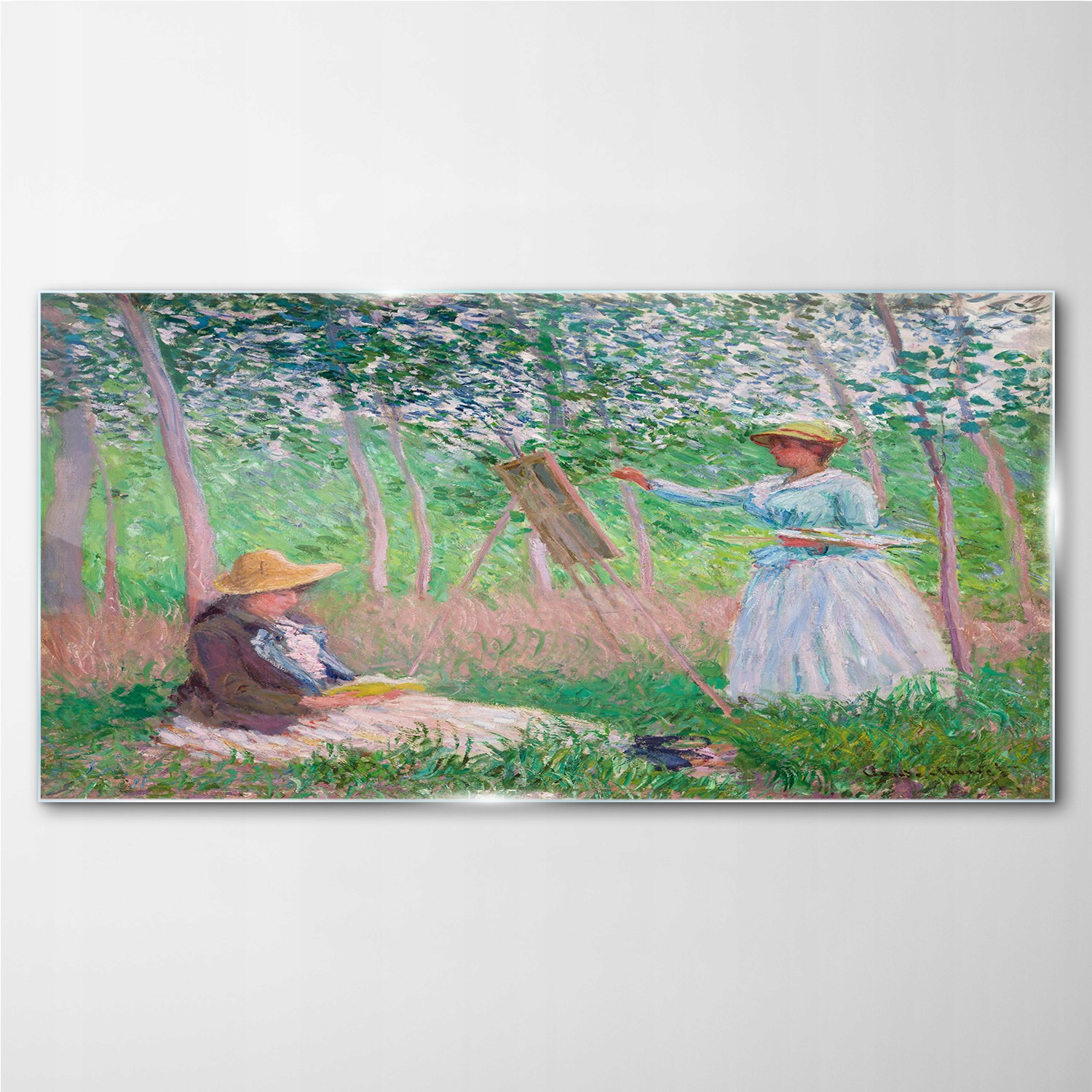 

Obraz szklany Kobieta z parasolem Monet 100x50 cm