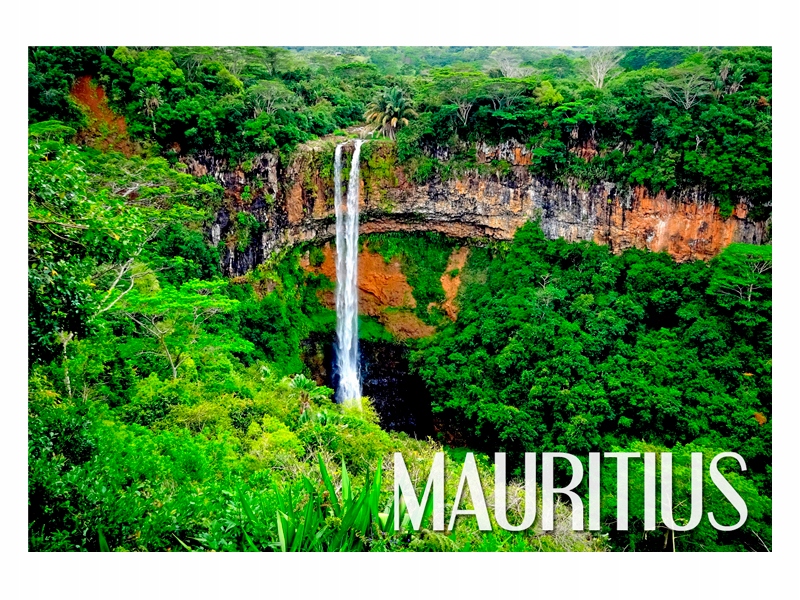 

Mauritius Wodospad Chamarel Magnes na lodówkę