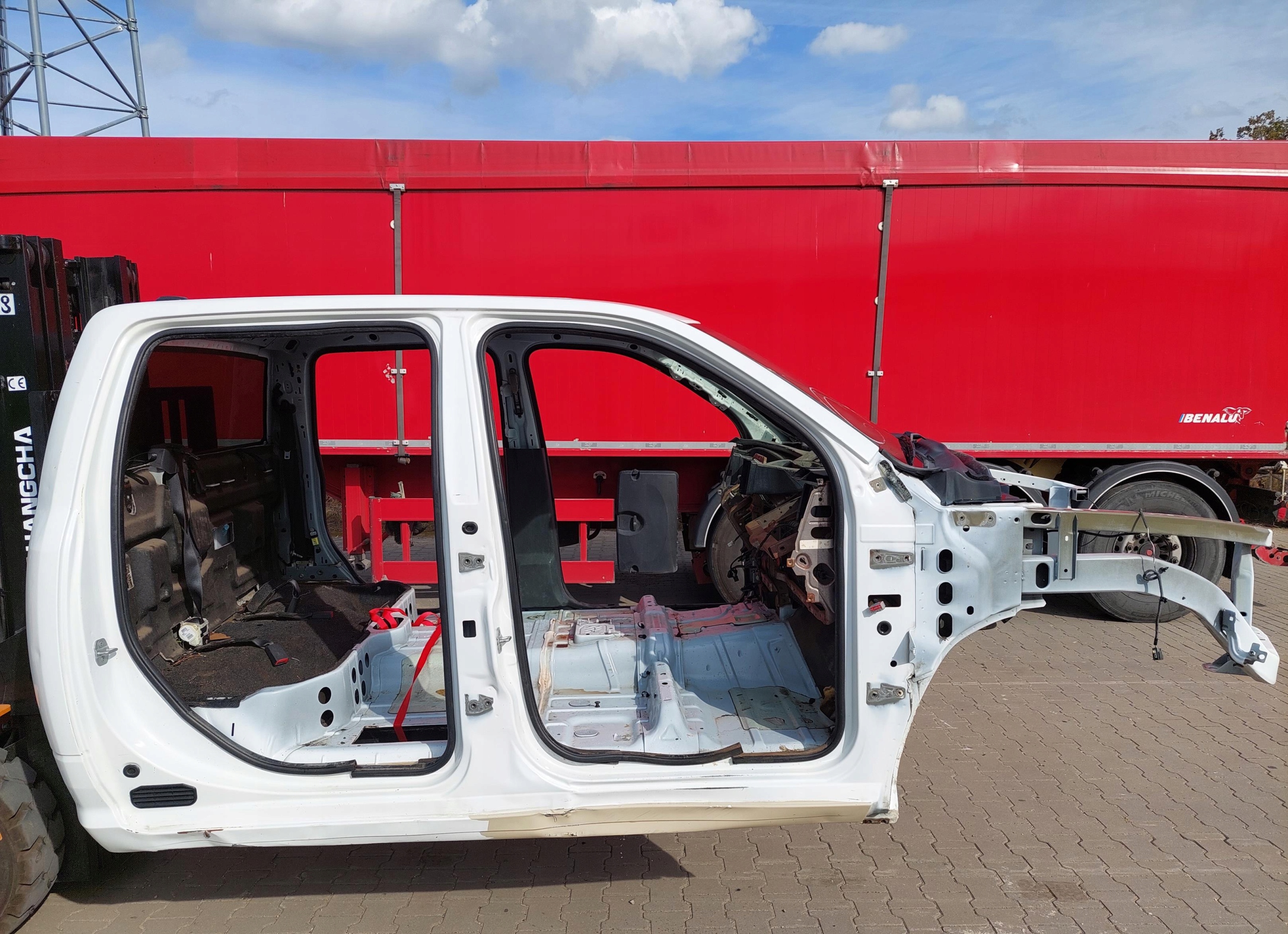 BUDA Karoserie Längsträger dach KABINA lange DODGE RAM 4 IV 1500 PW7