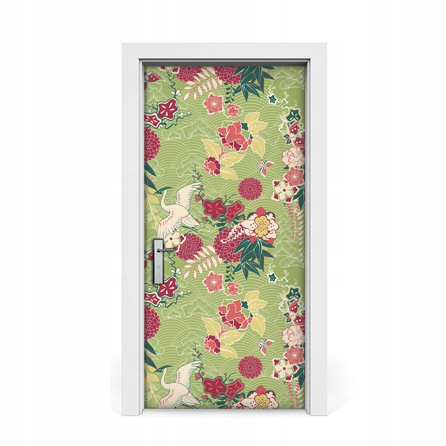 

Naklejka na drzwi Wiejska fauna i flora 95x205