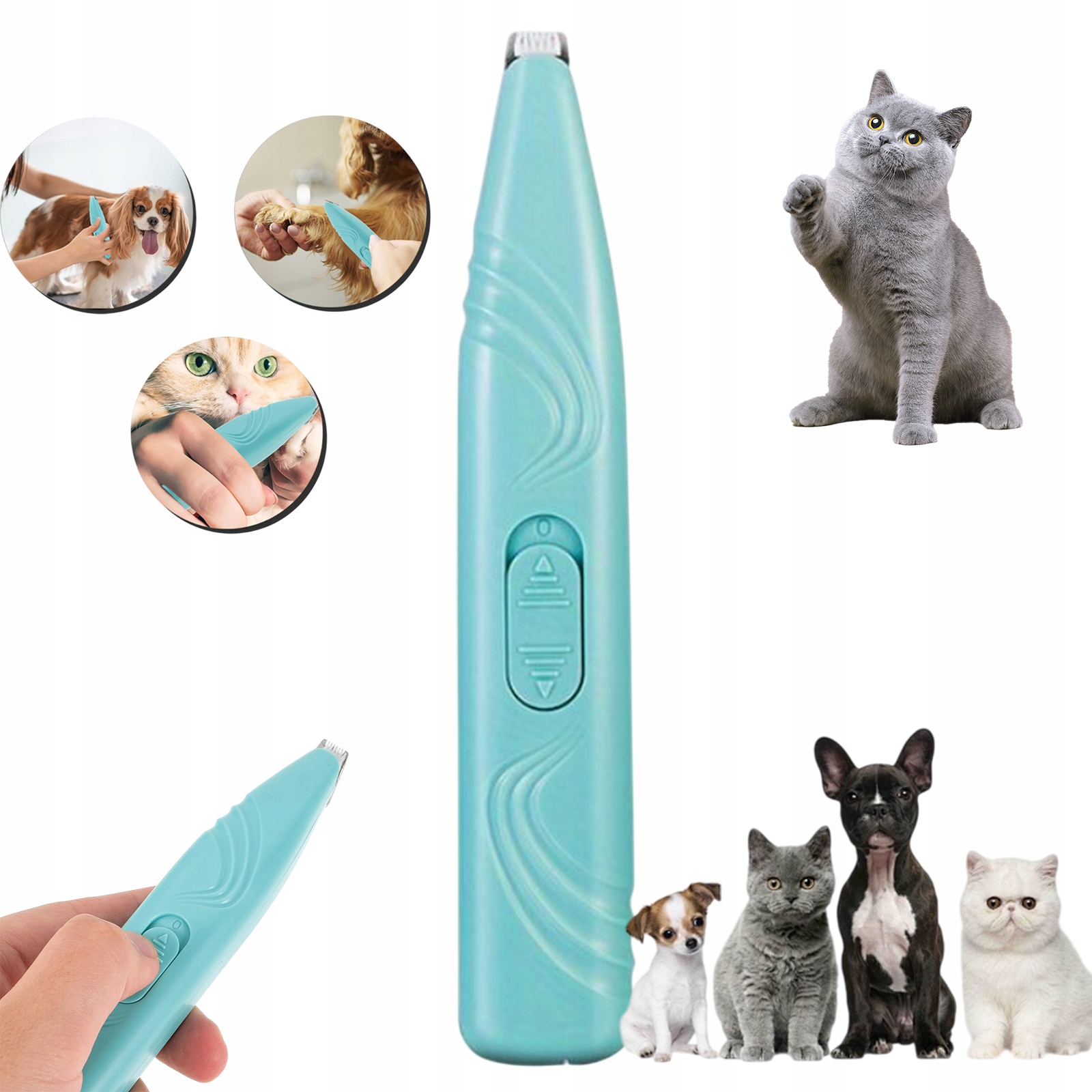 Levně Elektrický Zastřihovač Pro Psa A Kočku, Bezdrátový A Tichý Groomingový Strojek