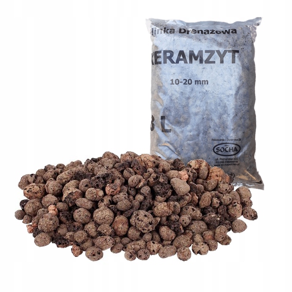 Keramzyt 10-20mm 3L Drenaż Dodatek Do Podłoża Kod producenta 05906749121202