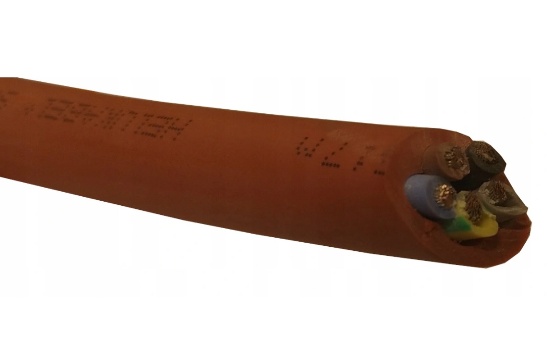 

Kabel silikonowy SiHF 5x4 do sauny 180st.C