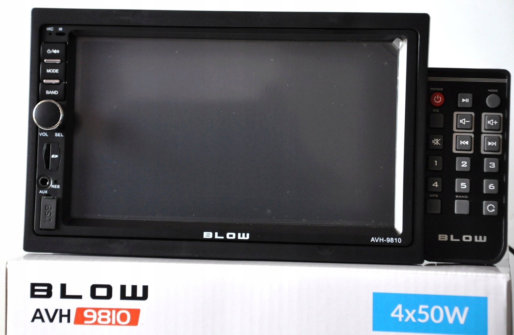 RADIO SAMOCHODOWE 2DIN 7 PLAY USB SD MP5 MP3 50W Złącza AUX minijack RCA Pre-out (przedwzmacniacz) RCA Sub-out (subwoofer) USB