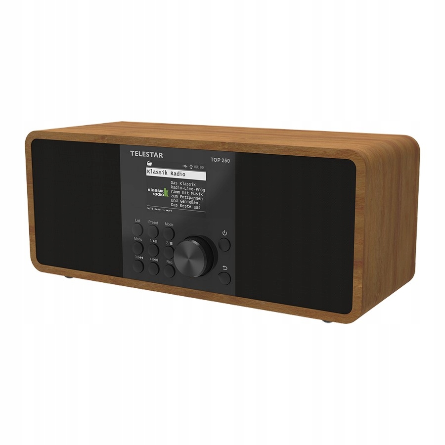 Radio sieciowe Dab+, Fm, internetowe Telestar Top 250 Drewno