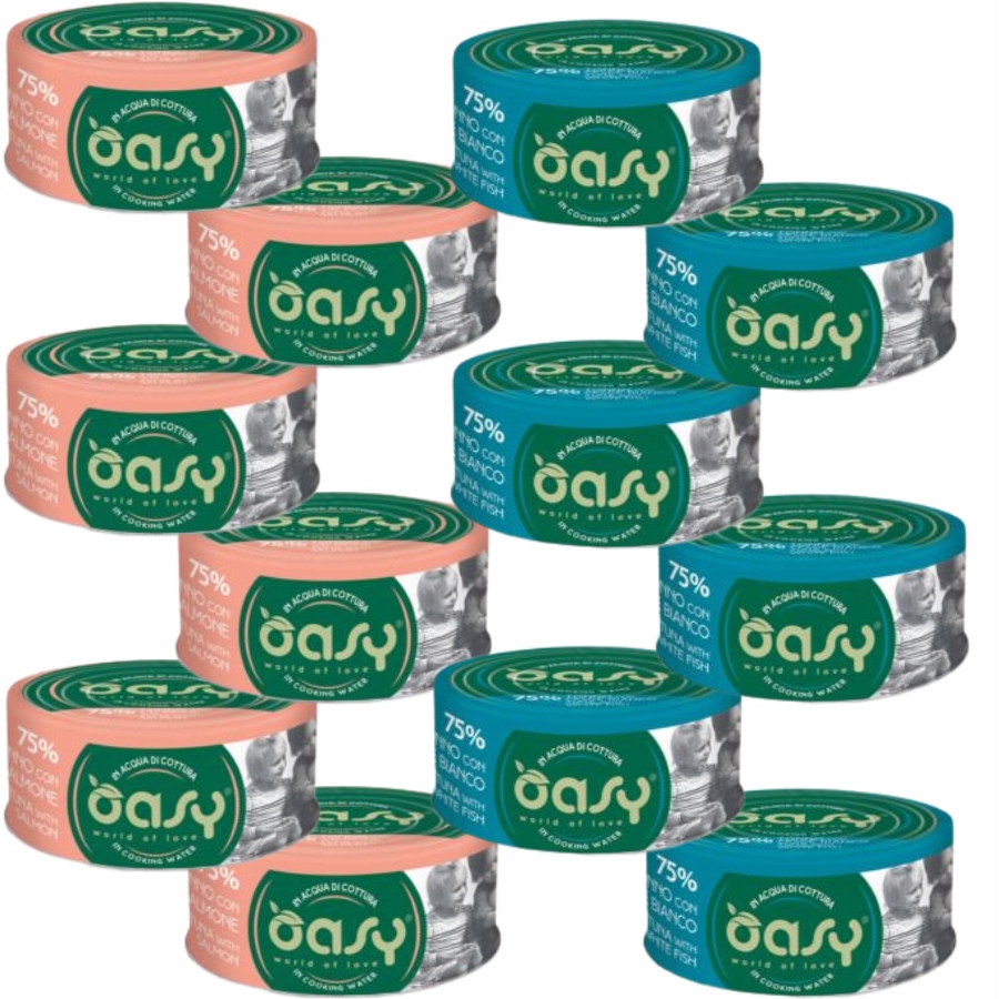 Levně Oasy More Love tuňáková Mix chutí pro kočky v konzervě 70g