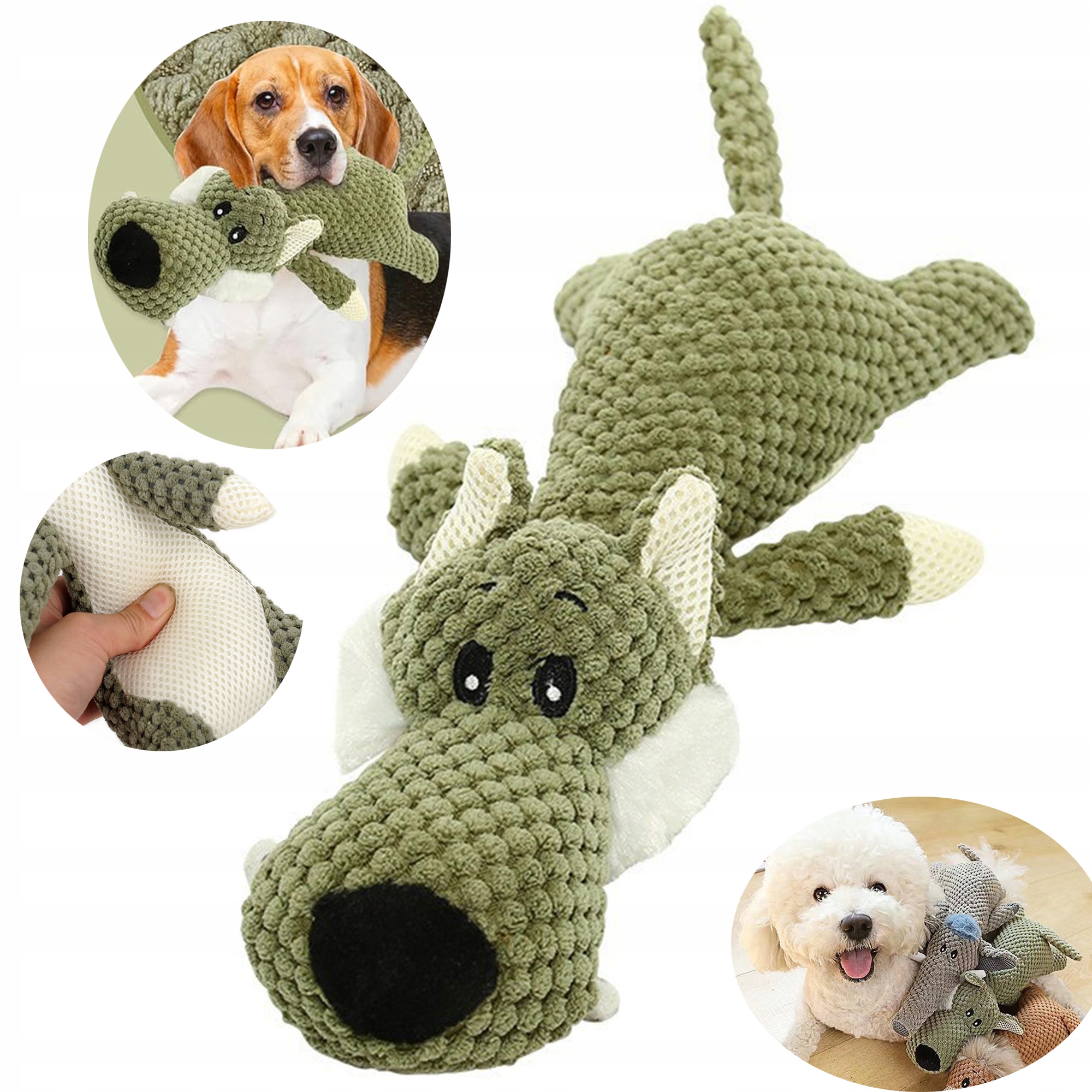 Levně Hračka Pro Psy Silný Skus Plyšová Odolná Velká