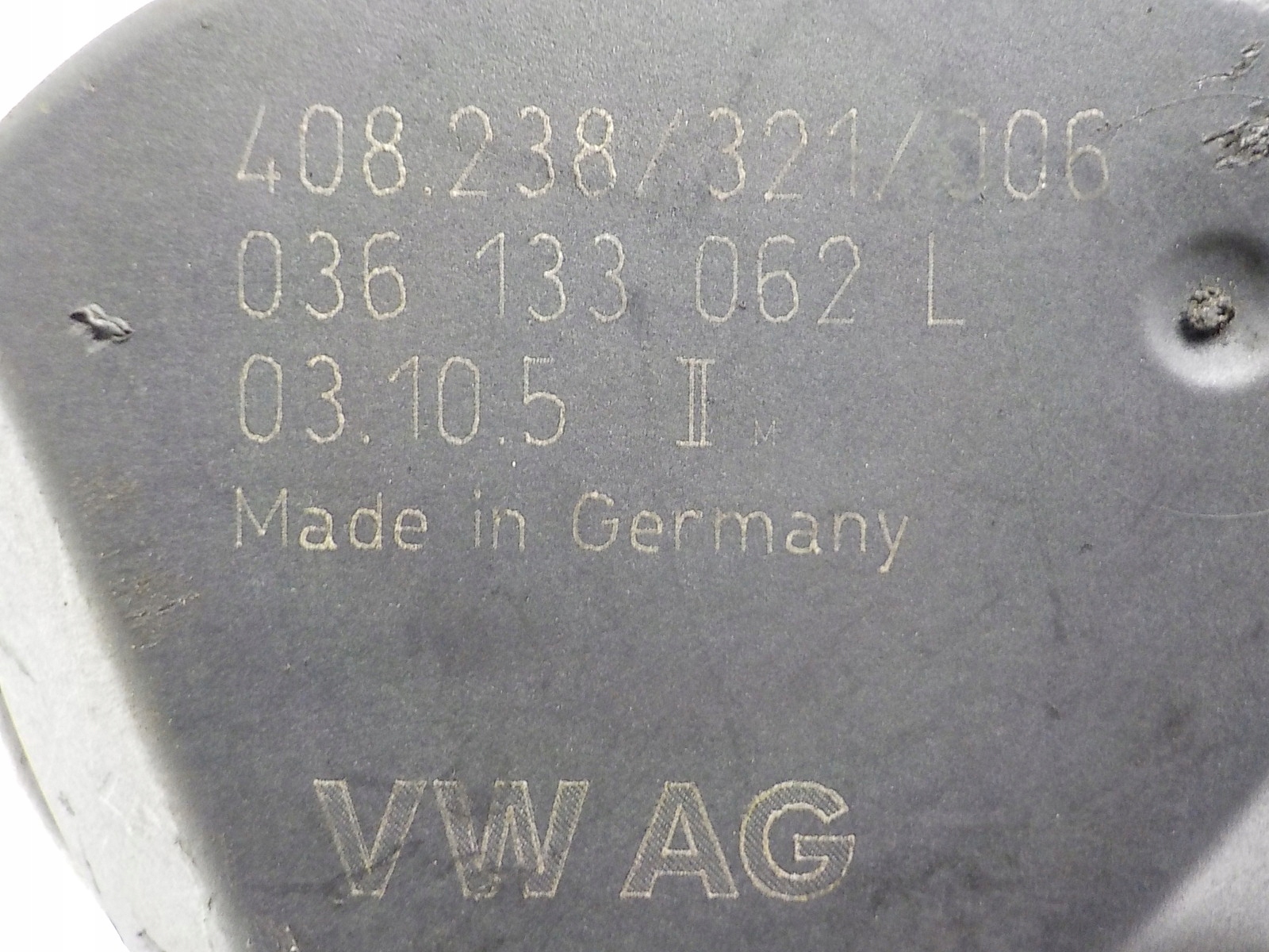 VOLKSWAGEN 1.4 16V BBY Valvola a farfalla 036133062L