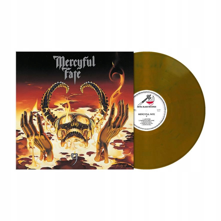 Mercyful Fate 9 Lp Winyl Yellow Ochre Colored