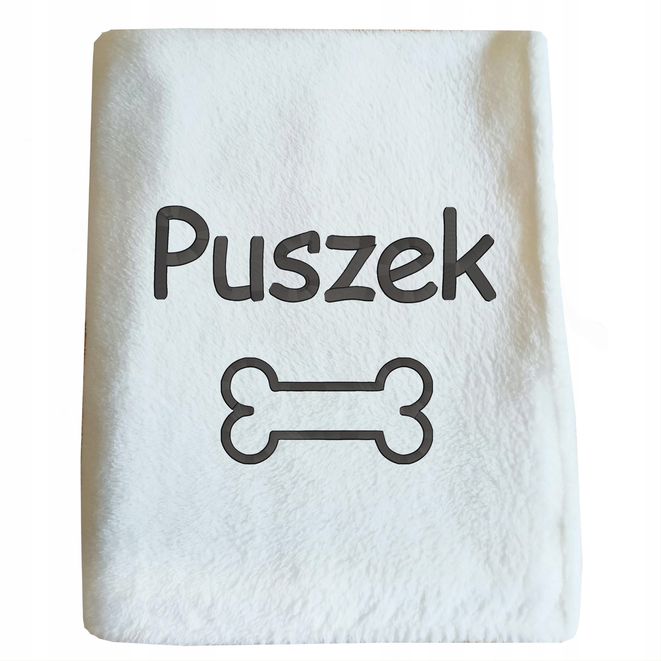 Levně Deka pro psa s jménem tlapky kosti Gruby dárek ke Dni zvířat